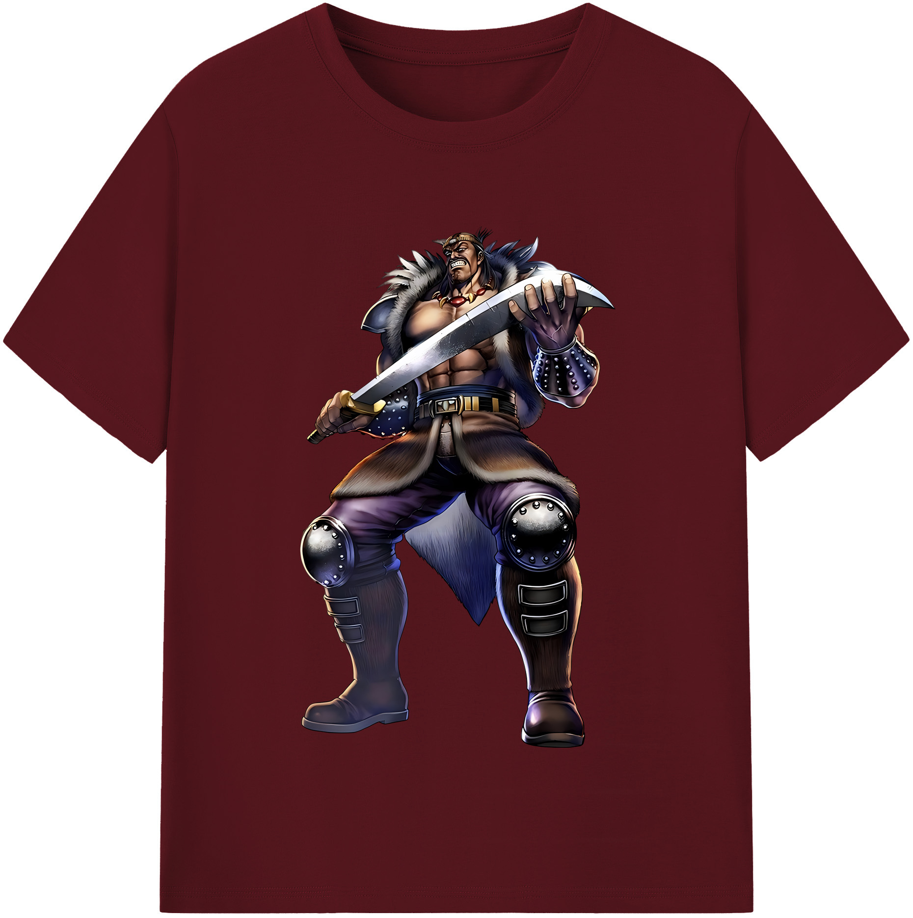 （画像用） 北斗の拳 Fist of the North Star 綿100％半袖Tシャツ（フロントプリント）